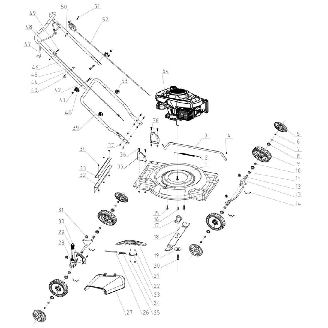 Газонокосилка бензиновая ГКБ-510