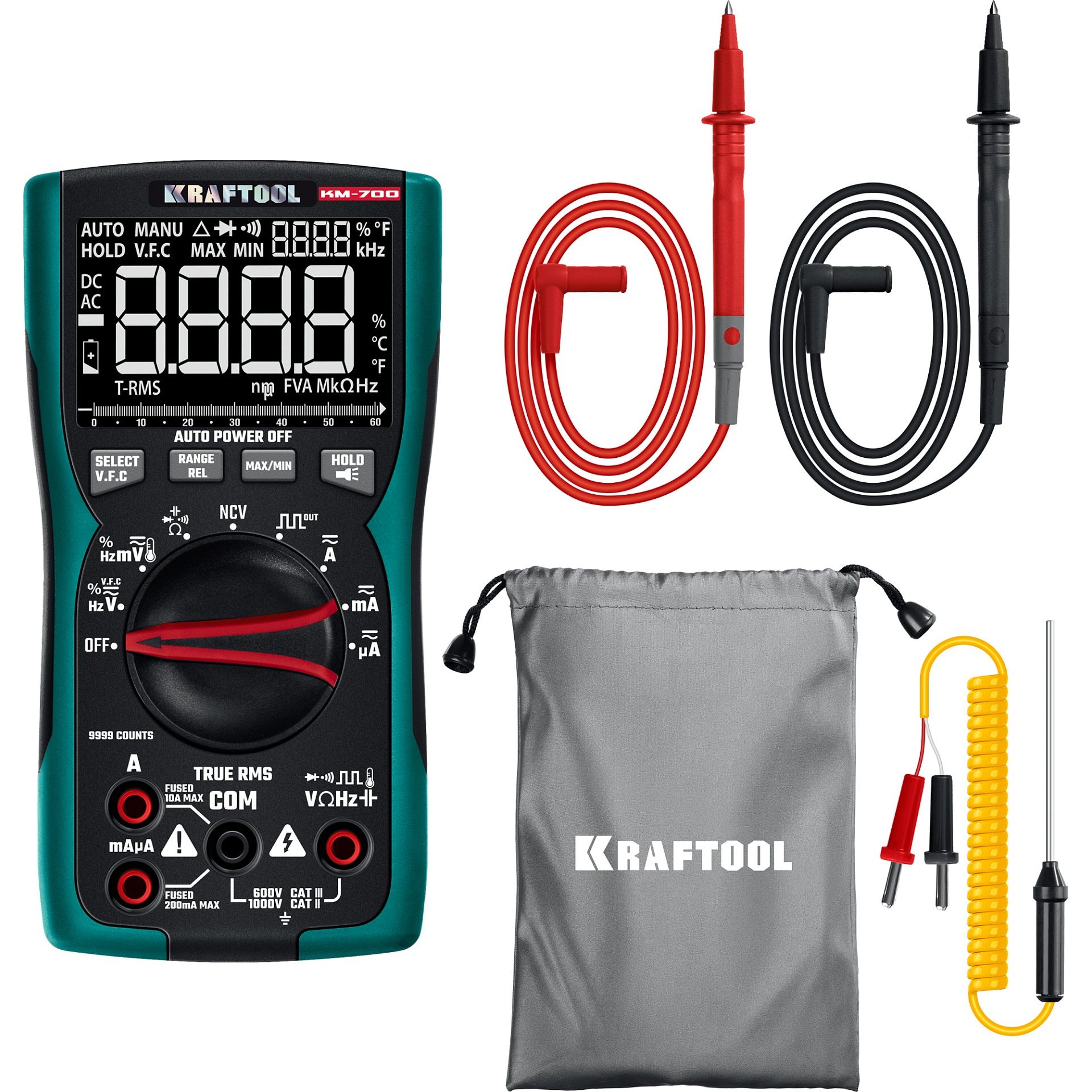 Мультиметр цифровой  KM-700 59852