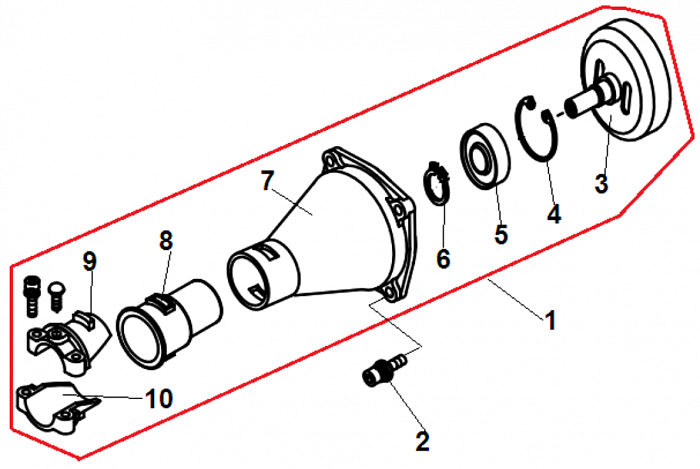 4 ЧАШКА СЦЕПЛЕНИЯ ТРИММЕР CHAMPION Т447-2