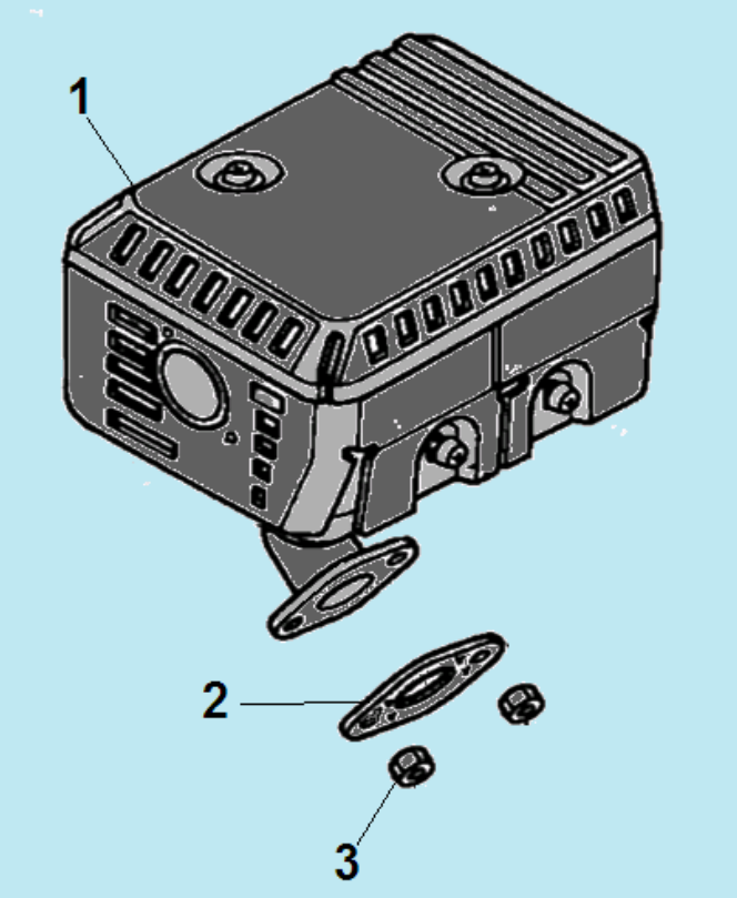 12 ГЛУШИТЕЛЬ МОТОПОМПА CHAMPION GP80