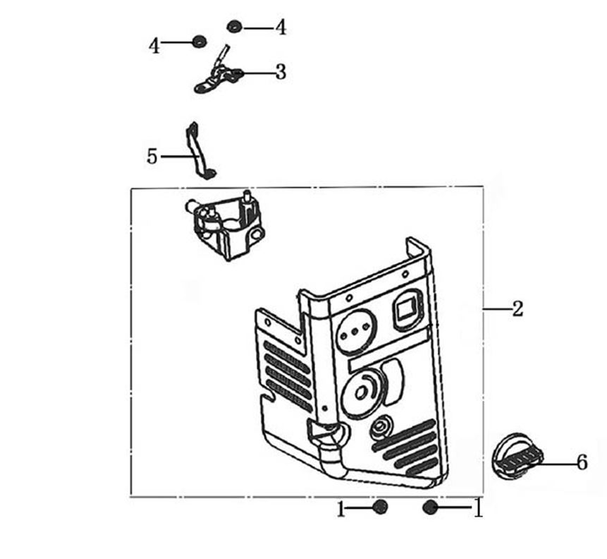 ЗАПЧАСТИ ДЛЯ ДВИГАТЕЛЯ LC190FDS (ФИЛЬТР ВОЗДУШНЫЙ)